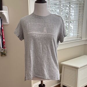 Vineyard Vines Heather Gray Boyfriend Tee